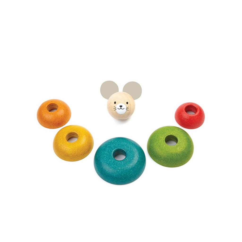PlanToys Stacking Ring - Mouse | Playroom Avenue