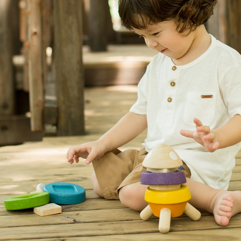 PlanToys Stacking Rocket | Playroom Avenue