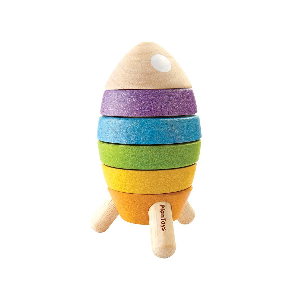 PlanToys Stacking Rocket | Playroom Avenue