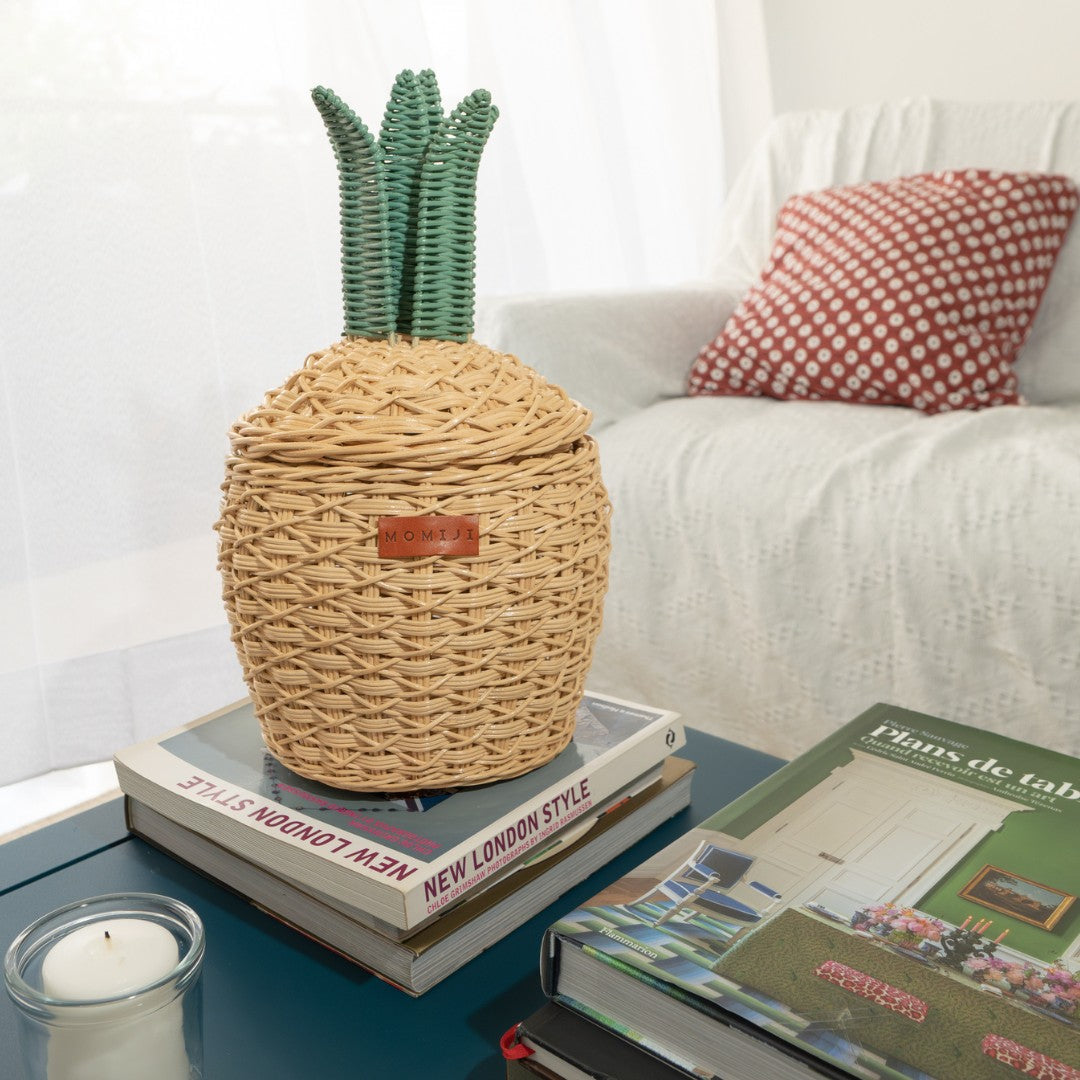 Momiji Pineapple Storage Basket Small - Natural | Playroom Avenue