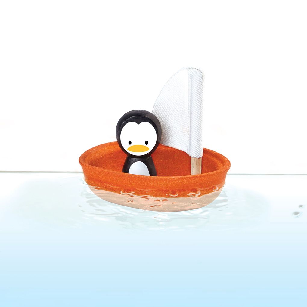 PlanToys Sailing Boat - Penguin | Playroom Avenue