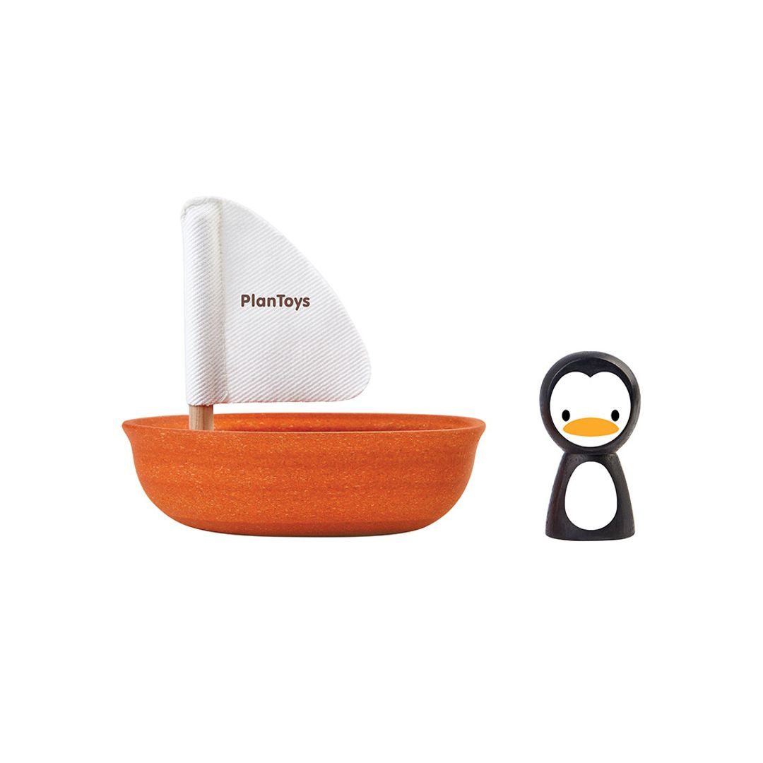 PlanToys Sailing Boat - Penguin | Playroom Avenue