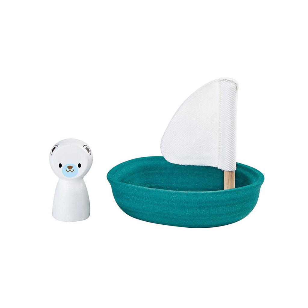 PlanToys Sailing Boat - Polar Bear | Playroom Avenue