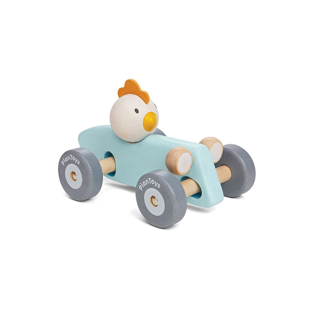 PlanToys Chicken Racing Car | Playroom Avenue