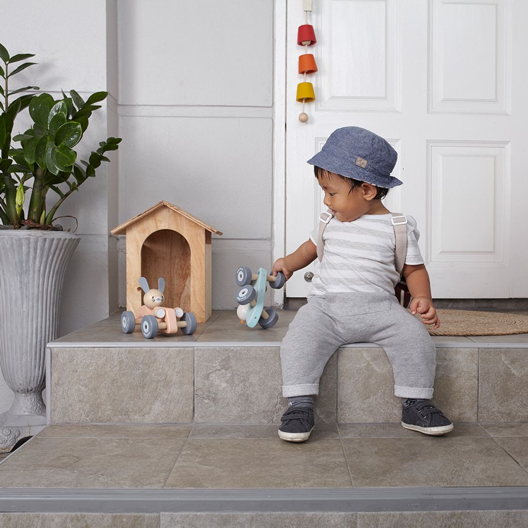 PlanToys Bunny Racing Car | Playroom Avenue