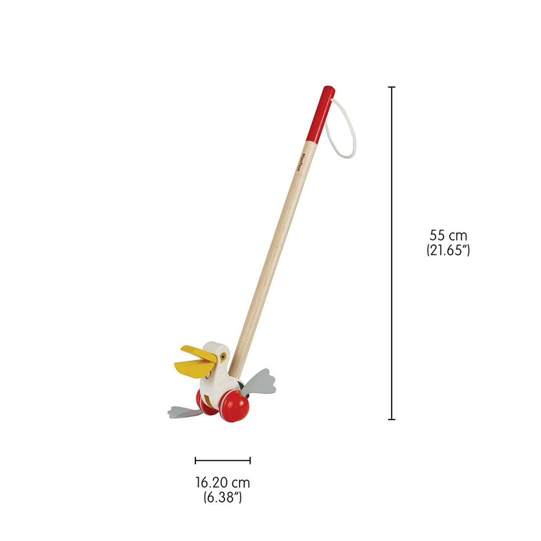PlanToys Push-Along Pelican | Playroom Avenue