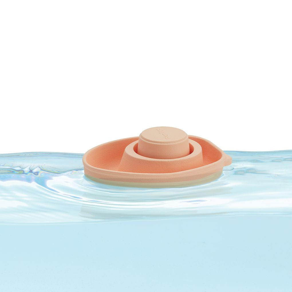 PlanToys Rubber Convertible Boat – Pastel Orange