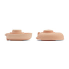 PlanToys Rubber Convertible Boat – Pastel Orange