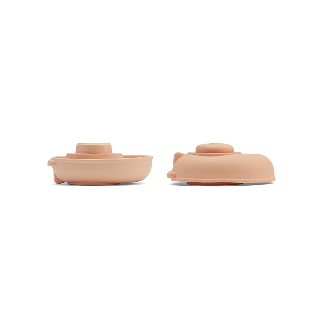 PlanToys Rubber Convertible Boat - Pastel Orange | Playroom Avenue
