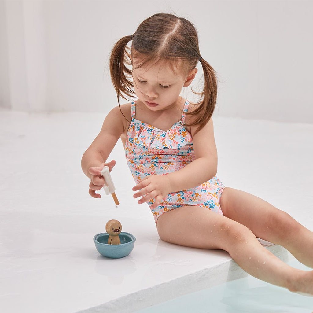 PlanToys Sailing Boat - Walrus - Modern Rustic | Playroom Avenue