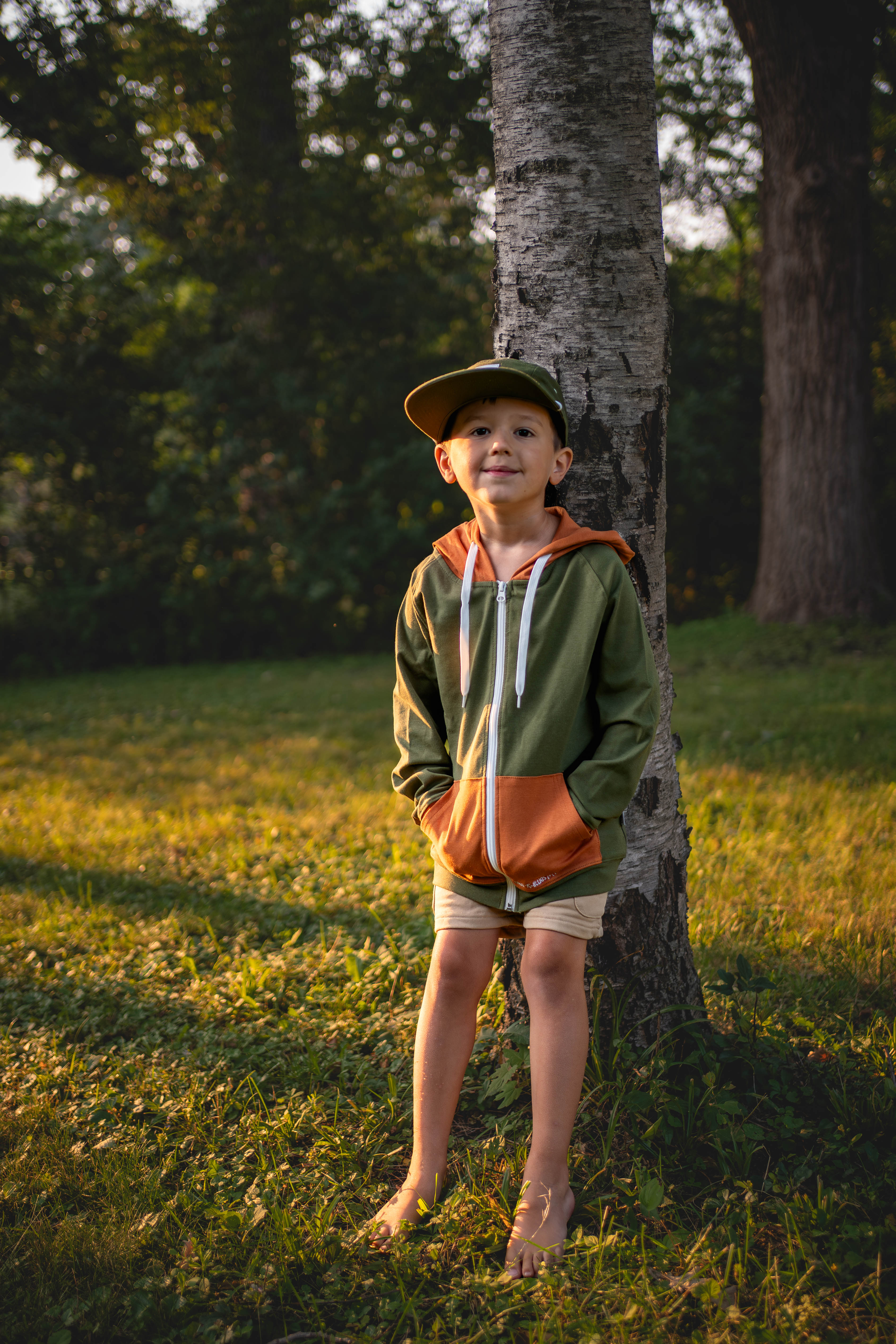 Keep the Littles Wild Kids Bamboo Hooded Zip Jacket - Soft Lightweight Hoodie for Children | Playroom Avenue