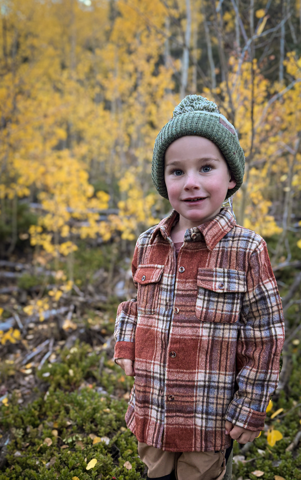 Keep the Littles Wild Fall flannel | Playroom Avenue