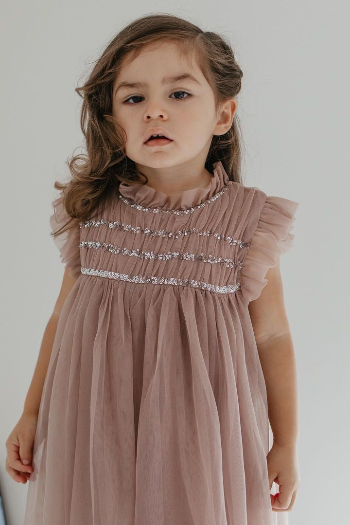 Le Petit Lapin Scarlett | Cotton Tulle Dress | Tosca | Playroom Avenue