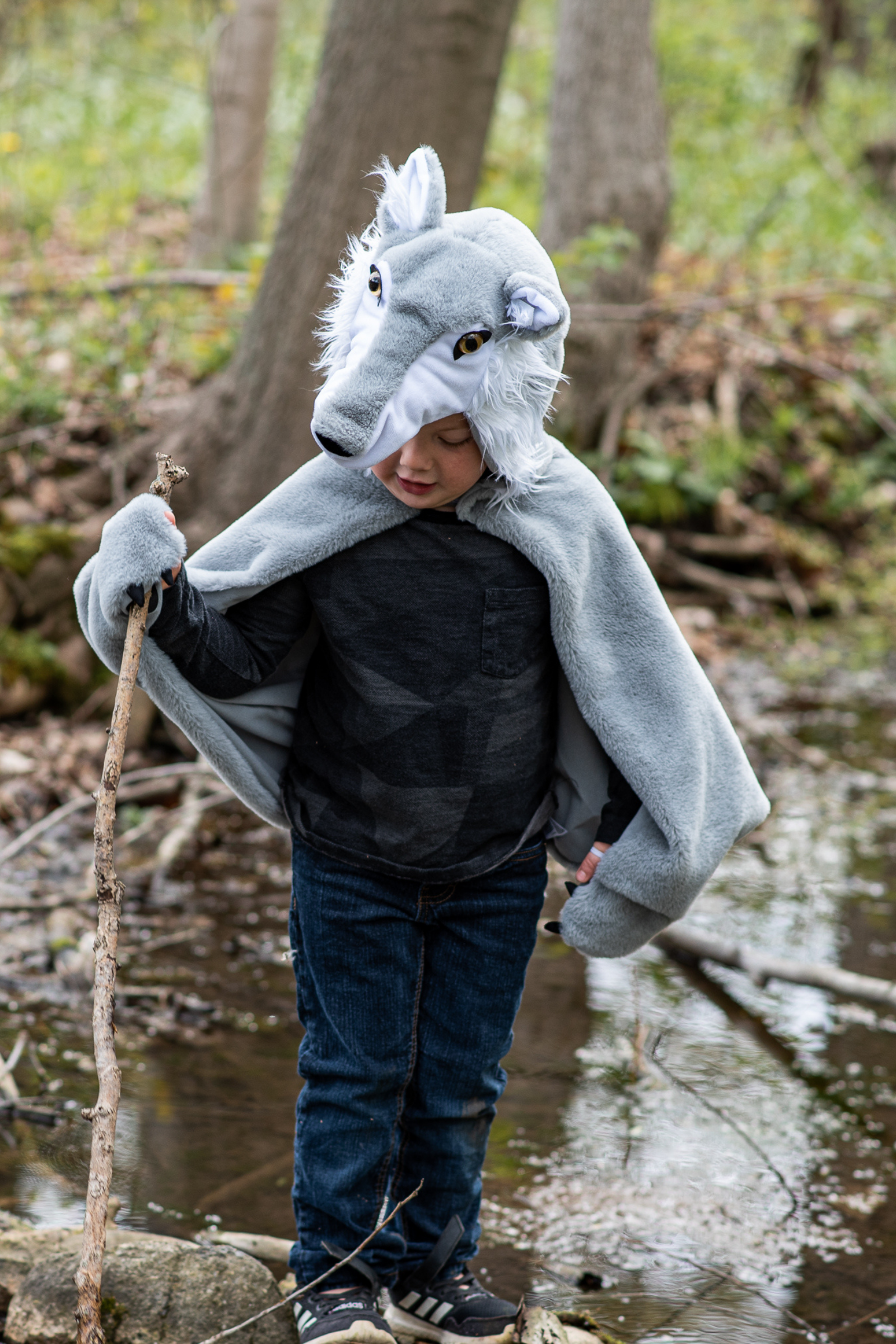 Great Pretenders Woodland Storybook Wolf Cape | Playroom Avenue