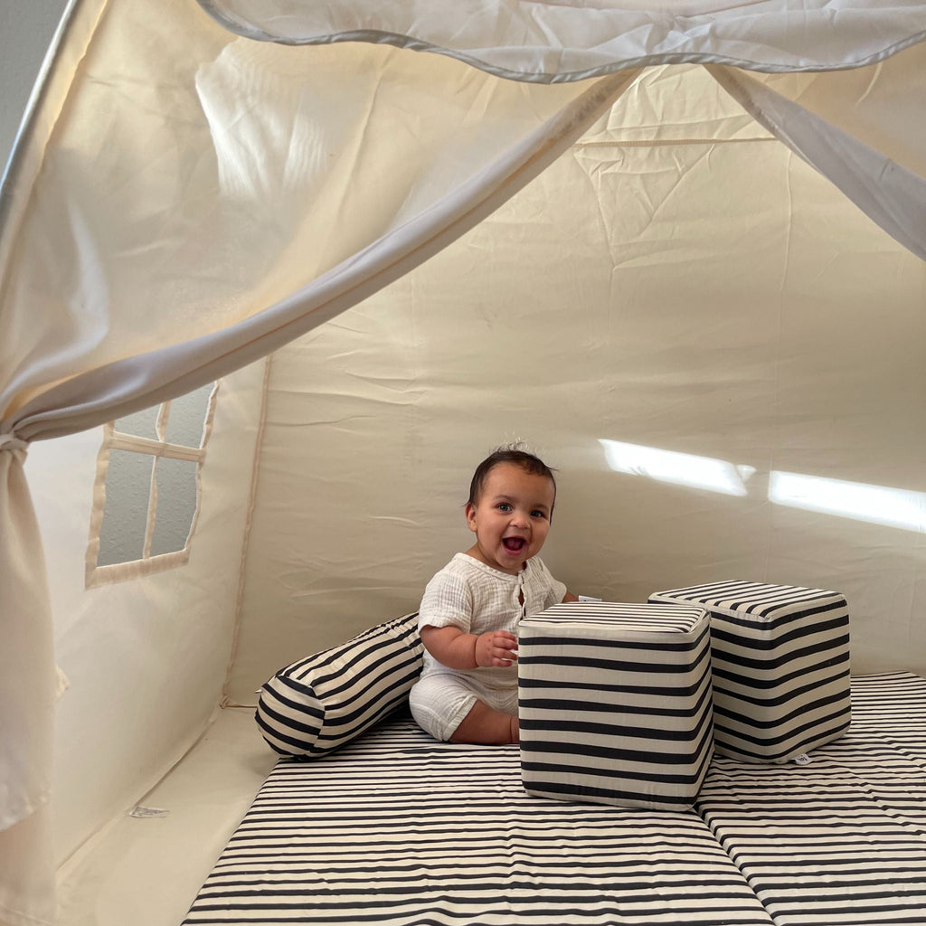 Toki Kids Bold Stripe Play Cube | Playroom Avenue