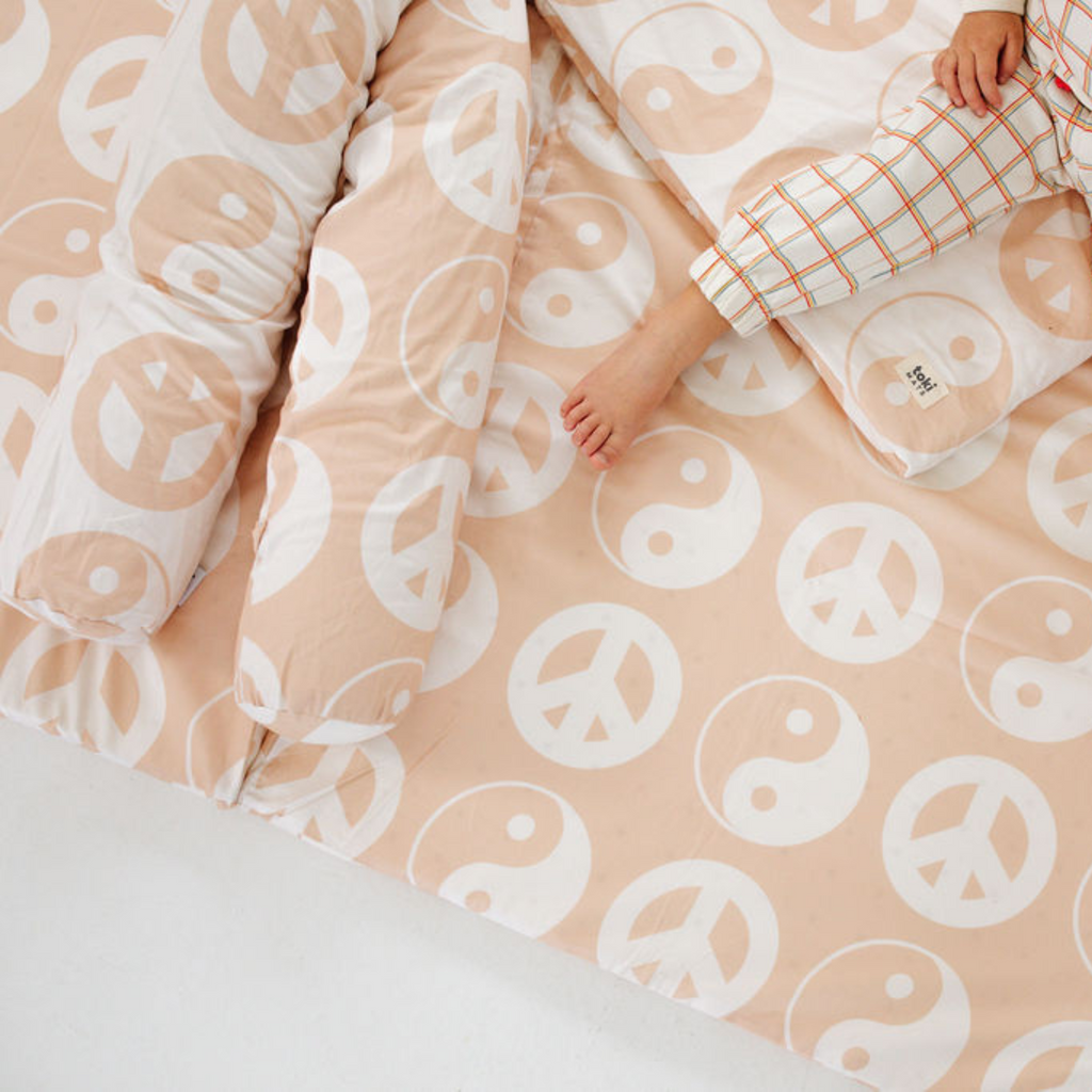 Toki Kids Beige Yin Yang Support Pillow | Playroom Avenue