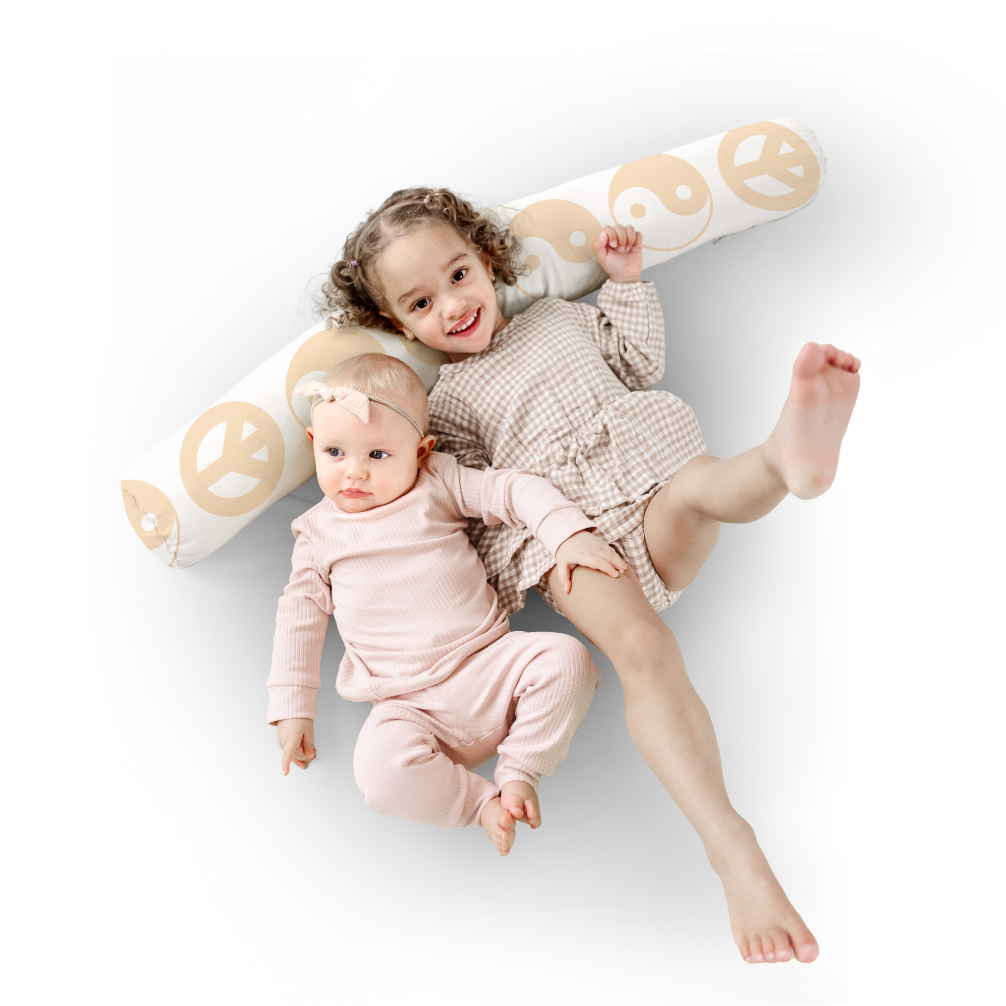Toki Kids White Yin Yang Support Pillow | Playroom Avenue