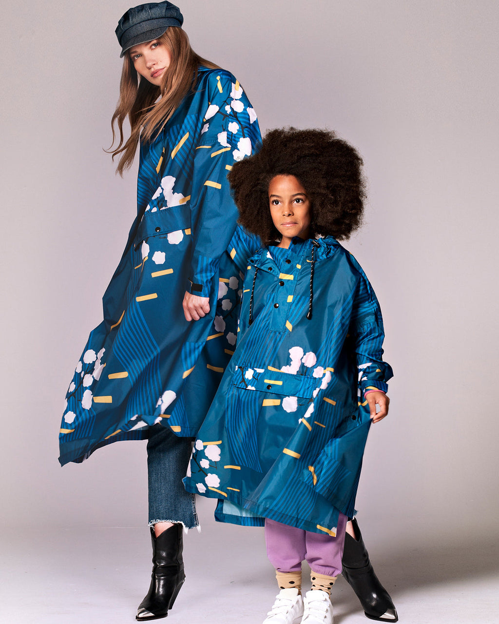 Rainkiss Kids Rain Poncho Japanese Blossom | Playroom Avenue