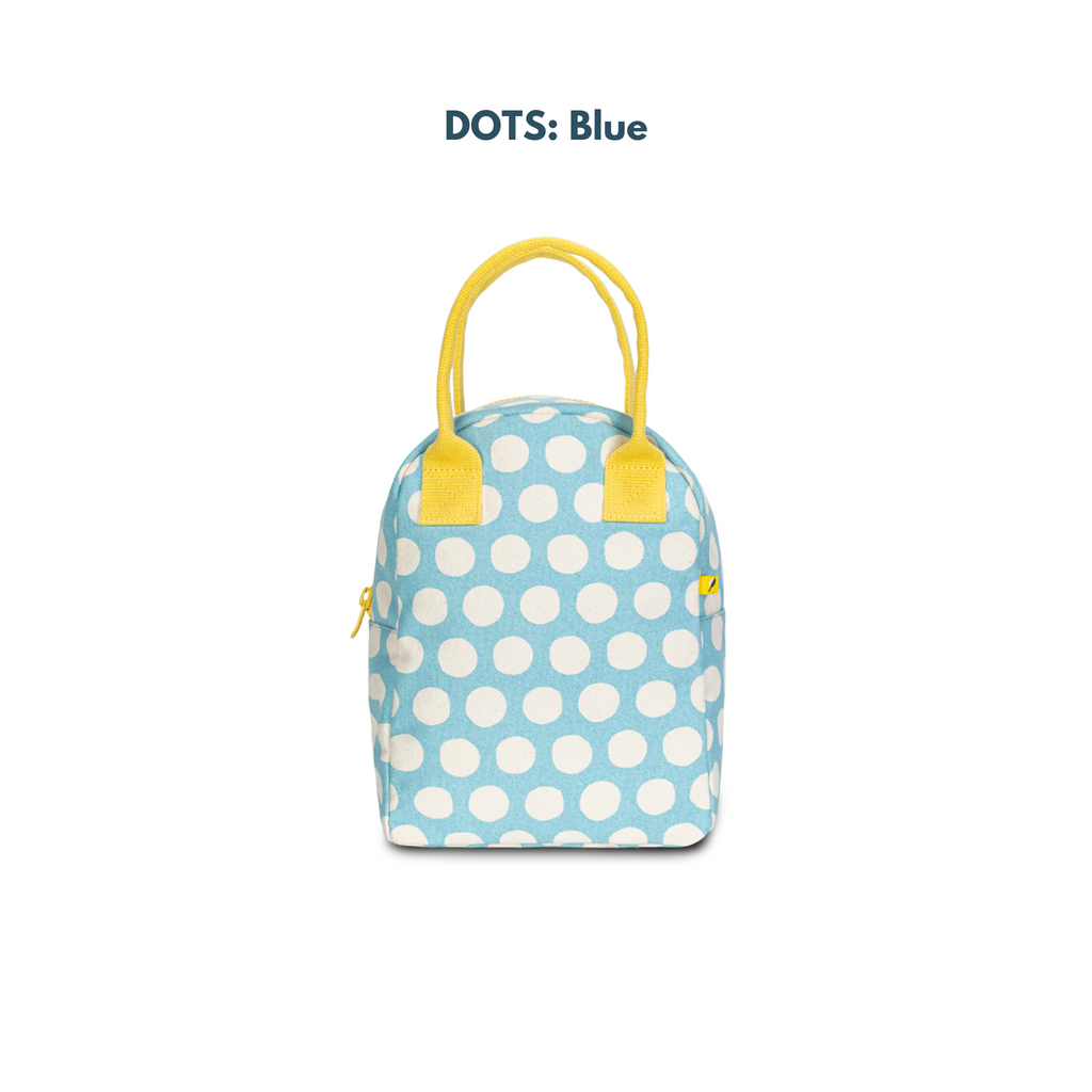 The Good Kiind Lunch Bags Dot Blue | Playroom Avenue