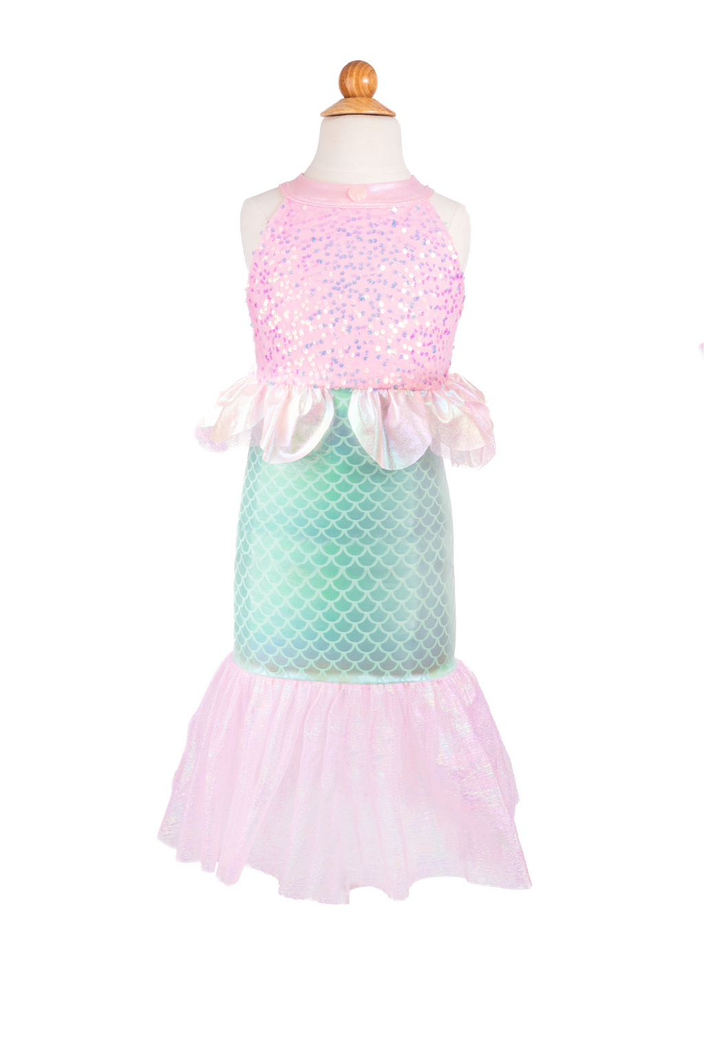 Great Pretenders Misty Mermaid Dress Pink Mint | Playroom Avenue