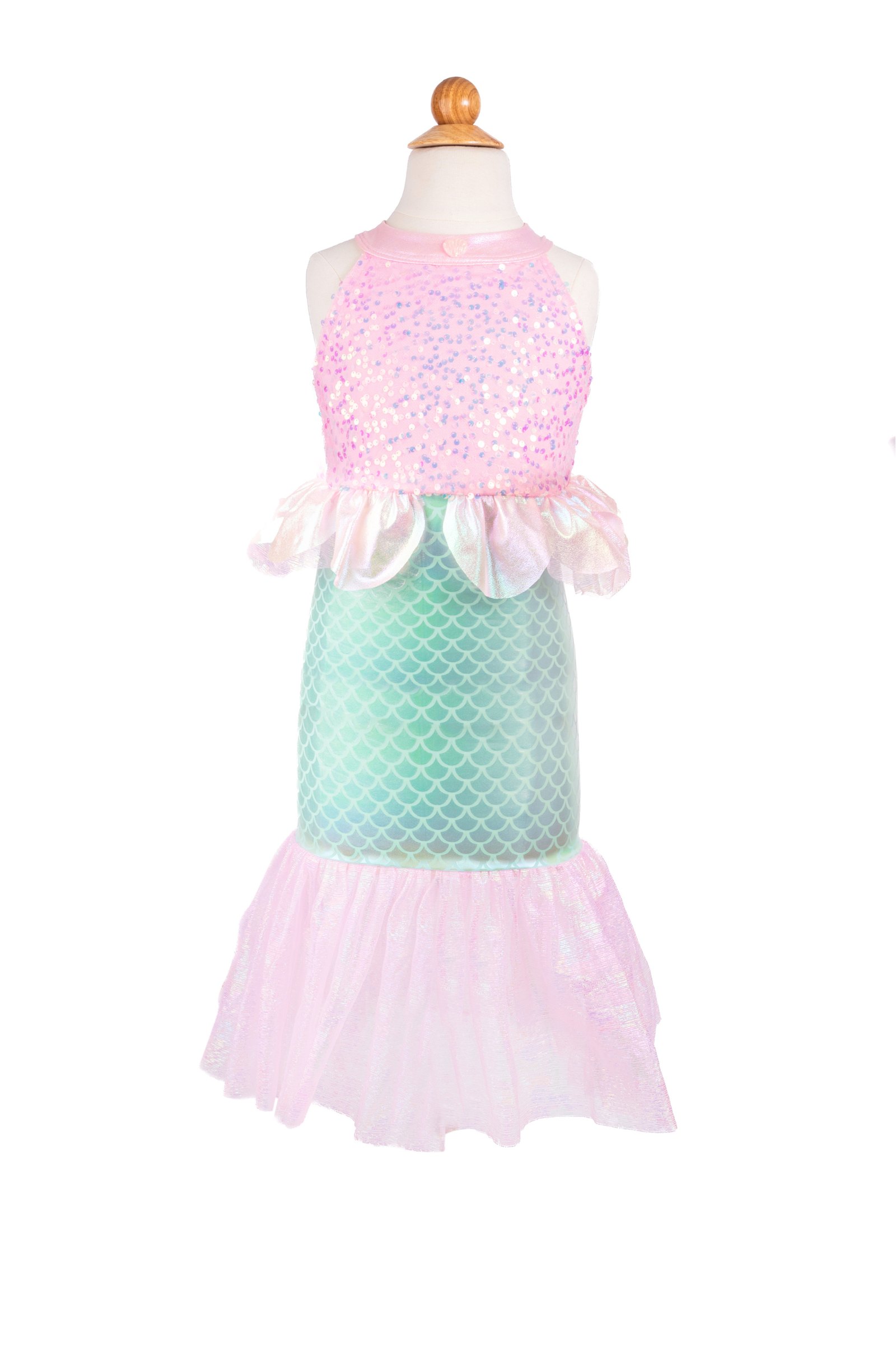 Great Pretenders Misty Mermaid Dress Pink Mint | Playroom Avenue