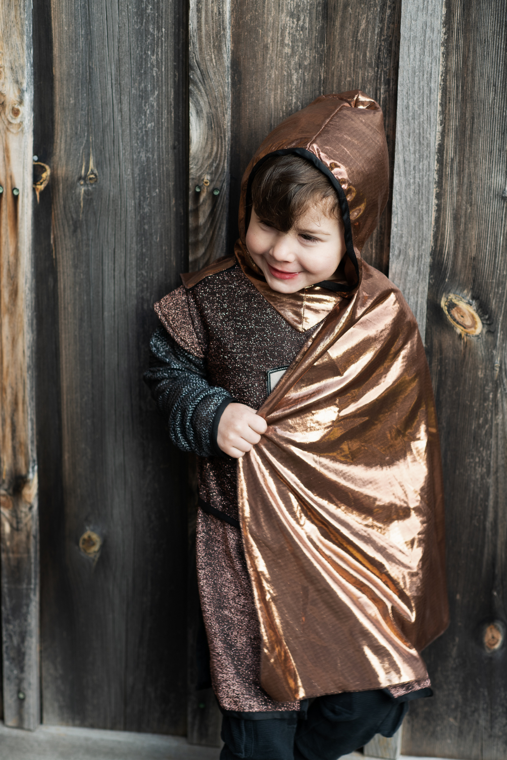 Great Pretenders Brilliant Copper Knight Tunic with Cape | Playroom Avenue