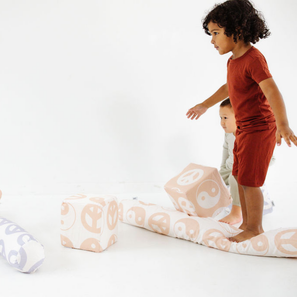 Toki Kids Beige Yin Yang Play Cube | Playroom Avenue