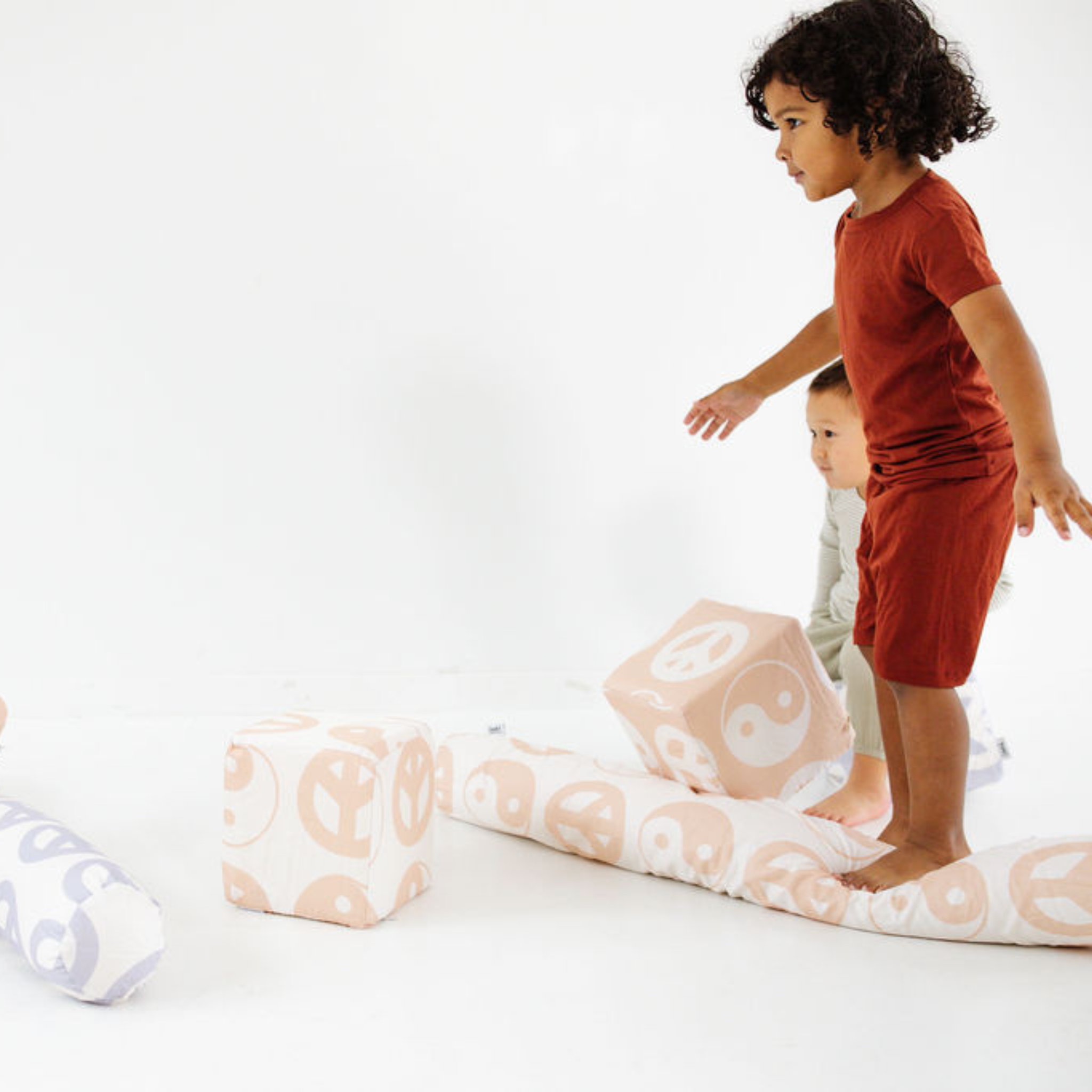 Toki Mats Beige Yin Yang Play Cube