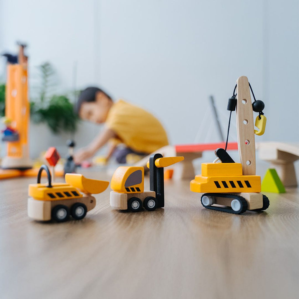 PlanToys Construction Vehicles | Playroom Avenue
