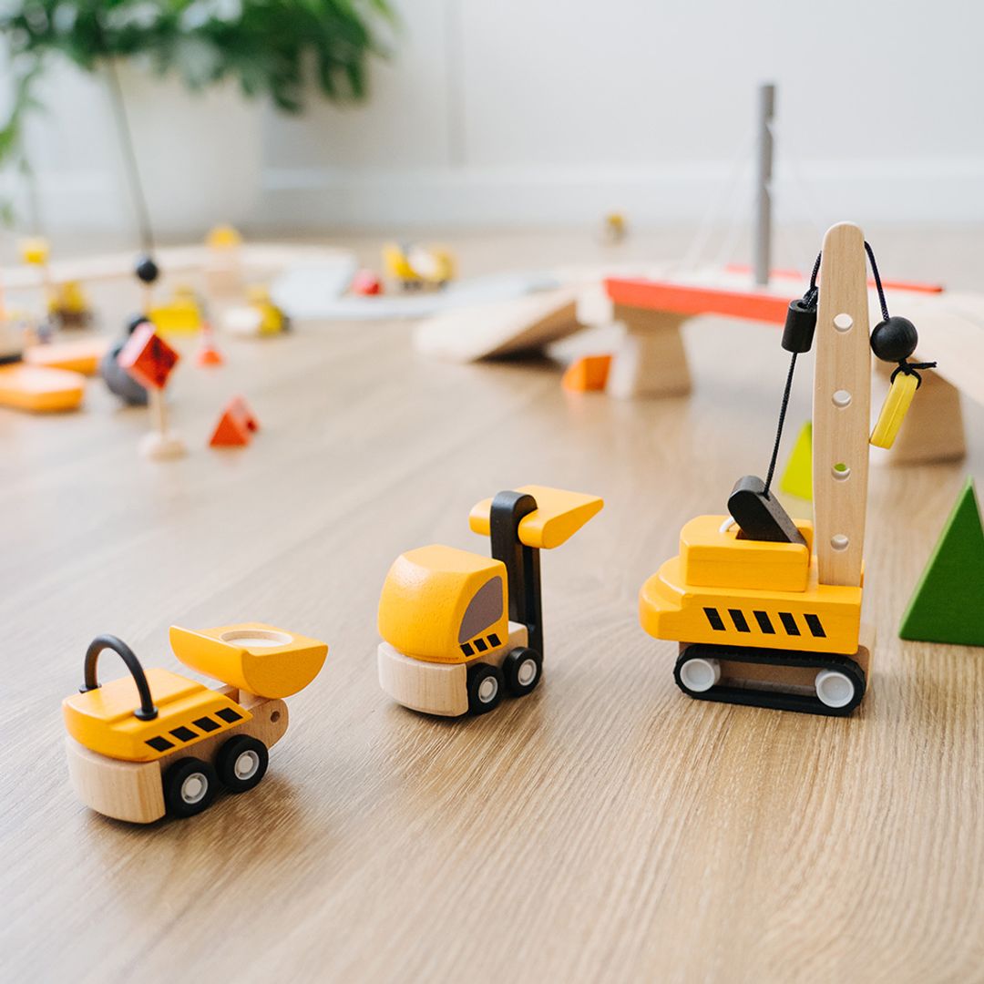 PlanToys Construction Vehicles | Playroom Avenue