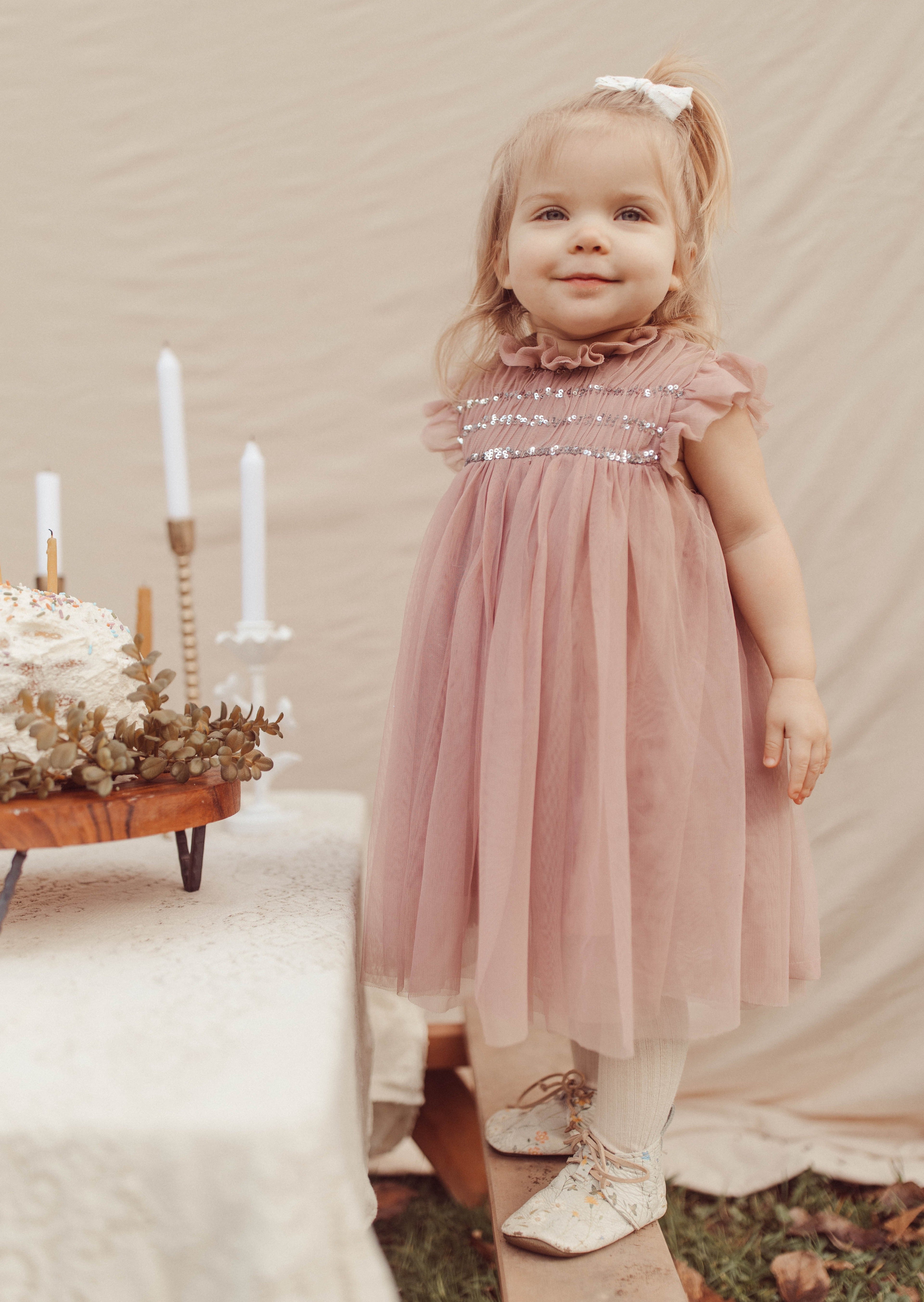 Le Petit Lapin Scarlett | Cotton Tulle Dress | Tosca | Playroom Avenue