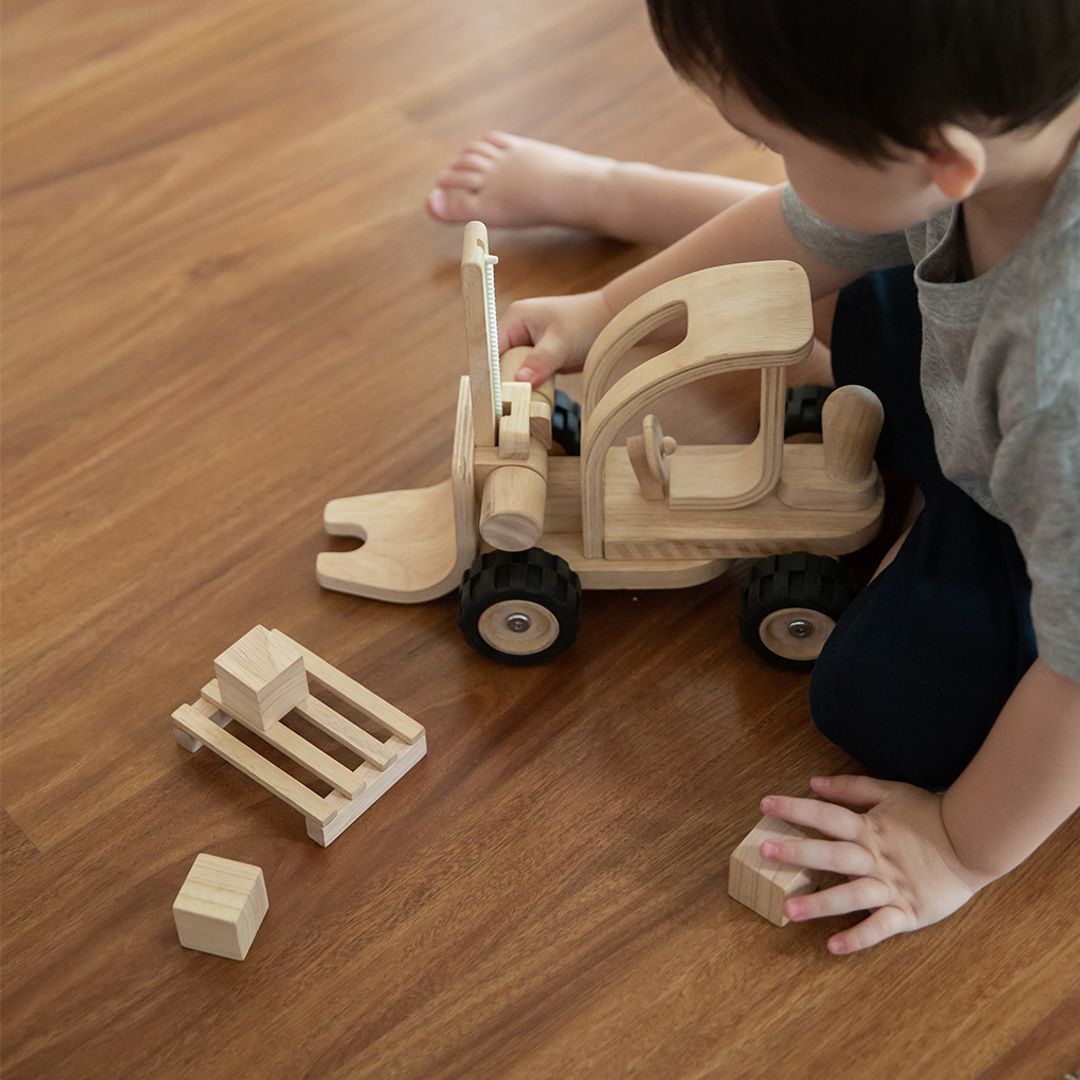 PlanToys Forklift | Playroom Avenue