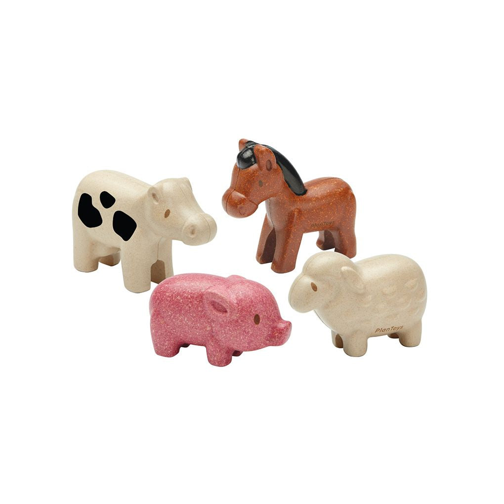 PlanToys Farm Animals Set | Playroom Avenue