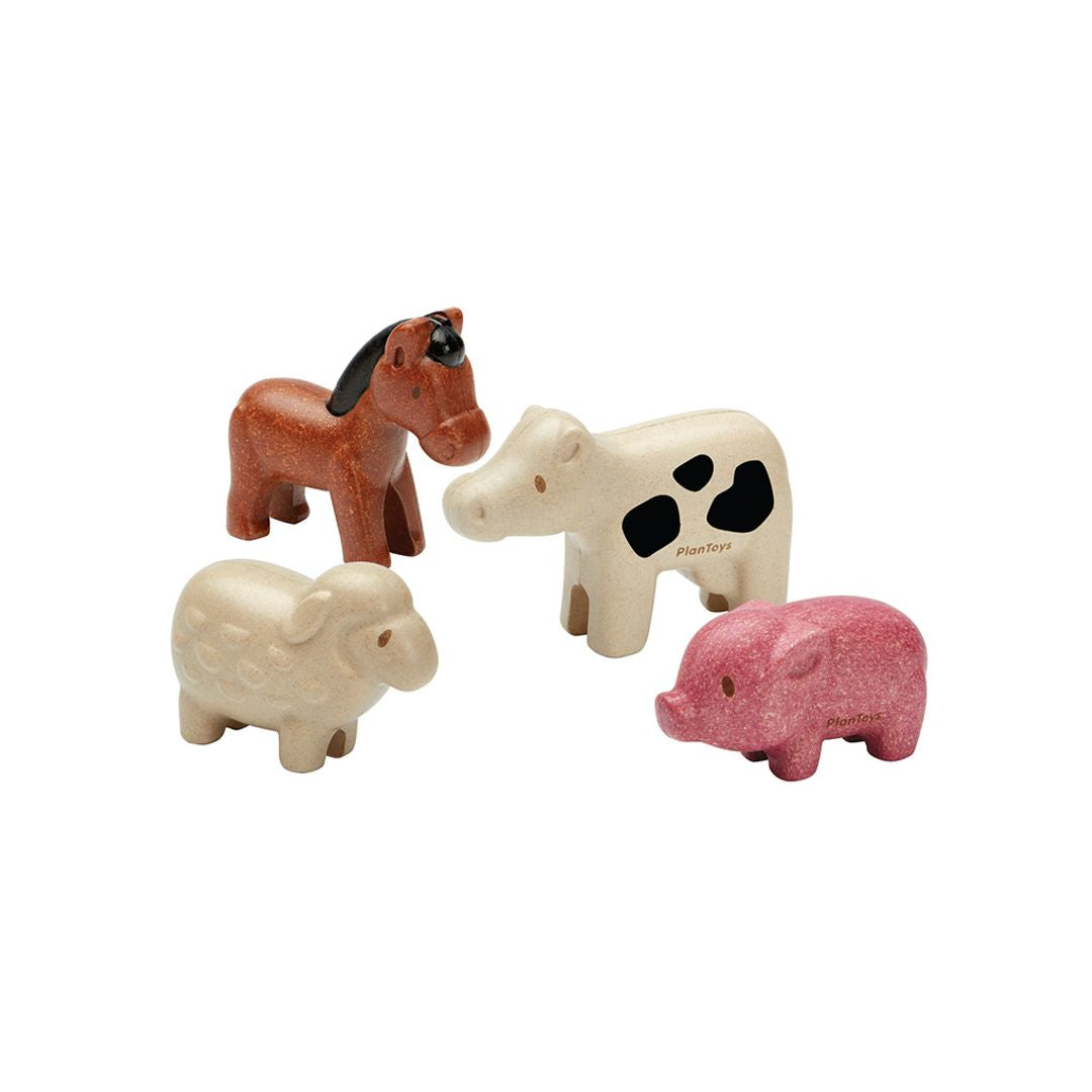 PlanToys Farm Animals Set | Playroom Avenue