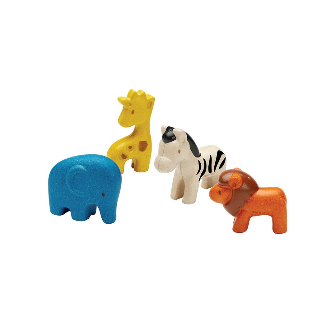 PlanToys Wild Animals Set | Playroom Avenue