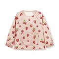 Milkbarn Strawberry Long Sleeve Pocket Bib | Playroom Avenue