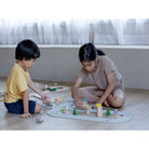 PlanToys Rubber Road & Rail Set - Medium