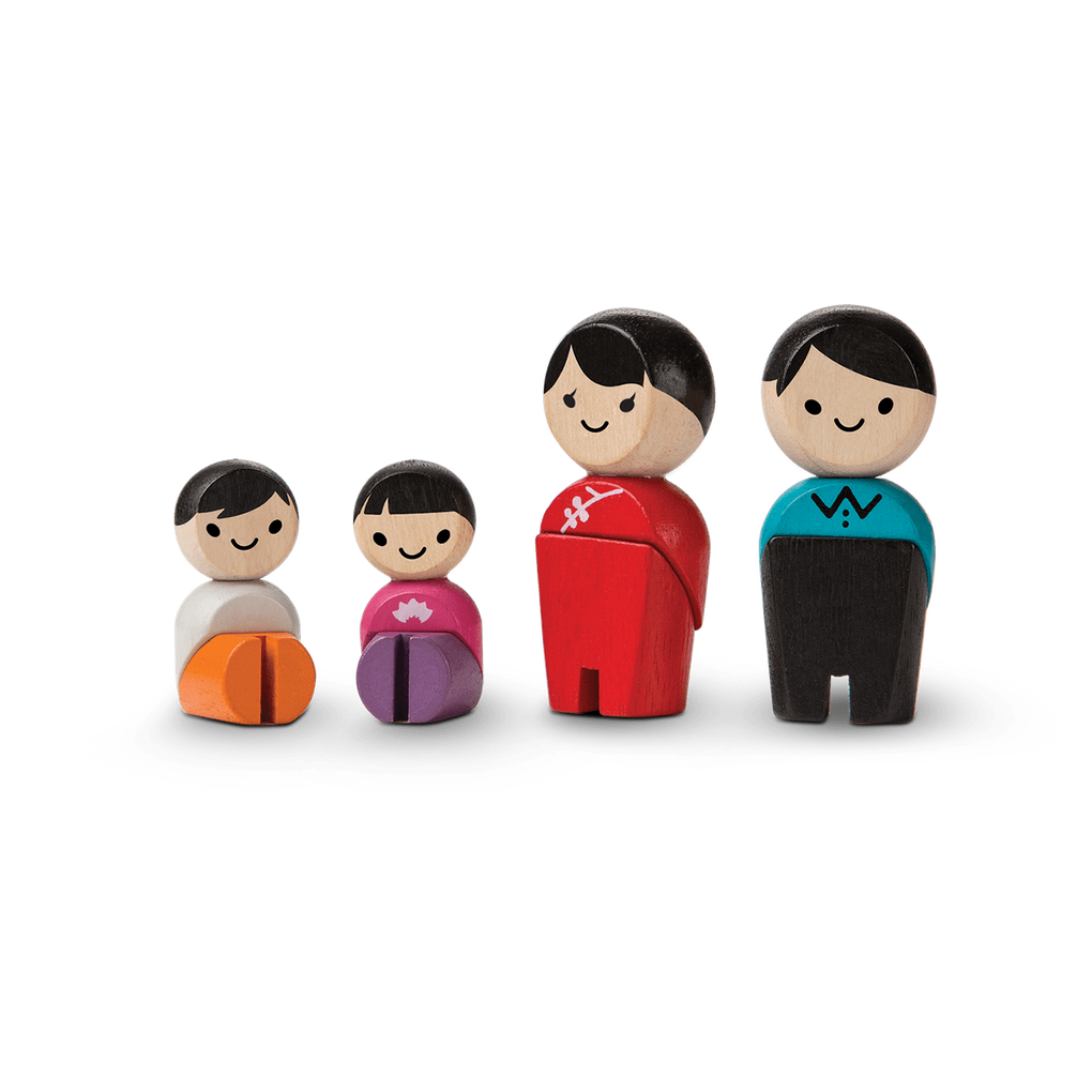 PlanToys Wooden Family - Fair Skin Tone