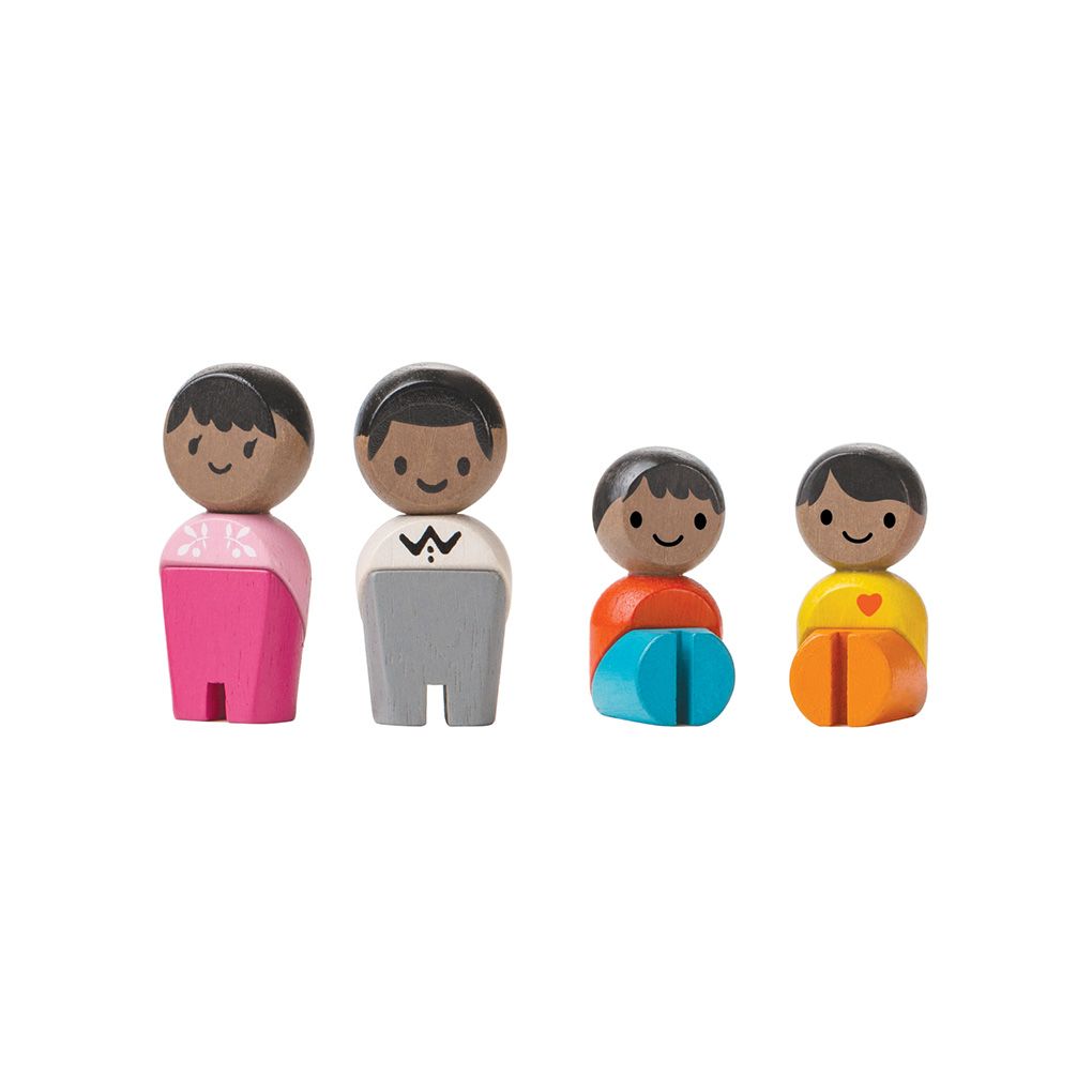 PlanToys Family - Dark Skin Tone | Playroom Avenue
