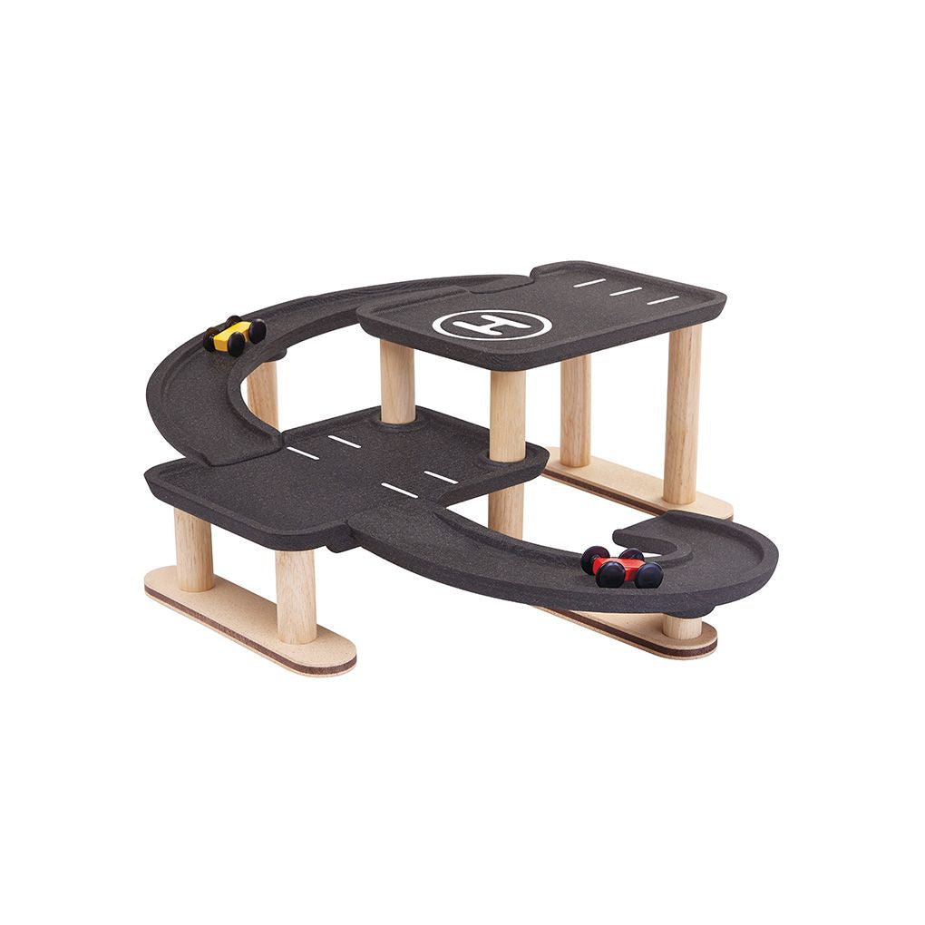 PlanToys Race N Play Parking Garage - Playroom Avenue