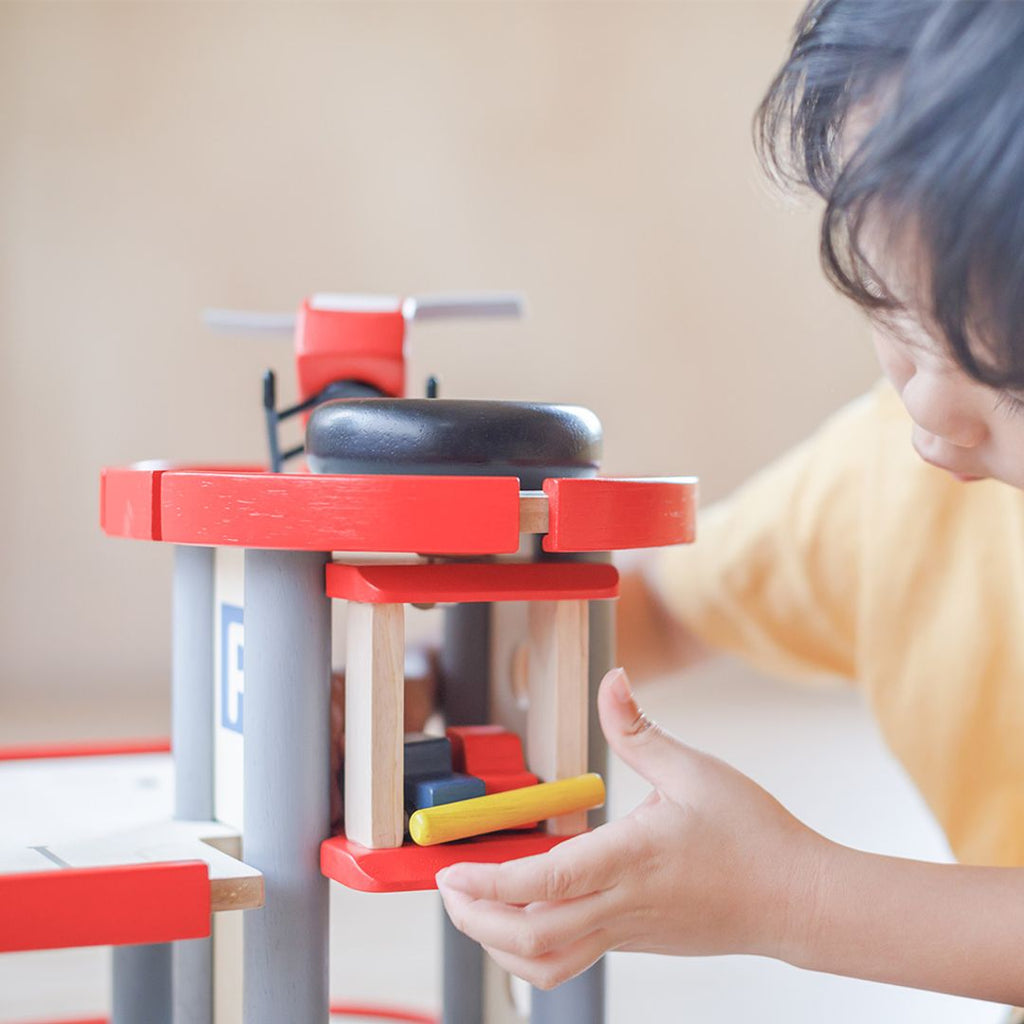 PlanToys Parking Garage | Playroom Avenue