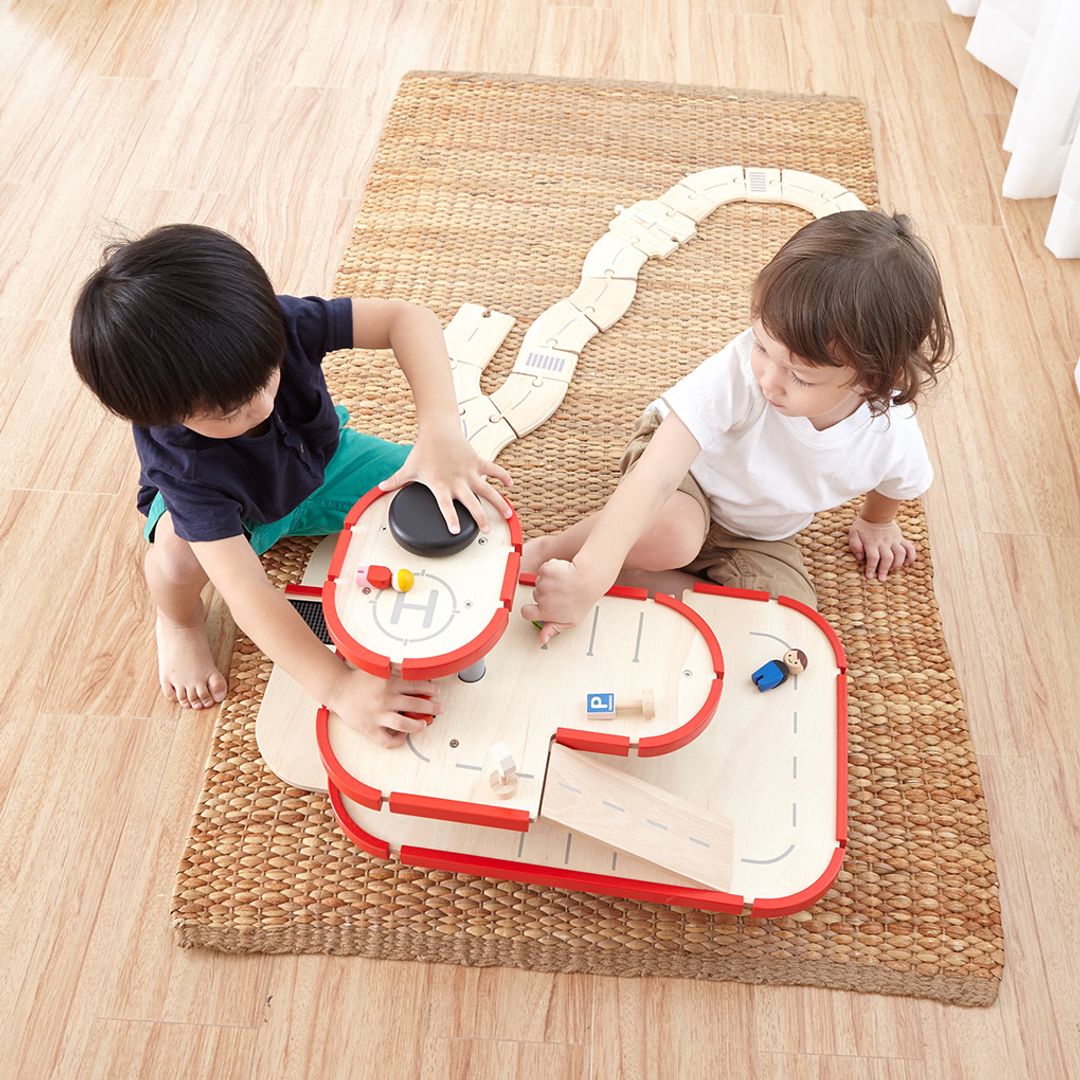 PlanToys Parking Garage | Playroom Avenue