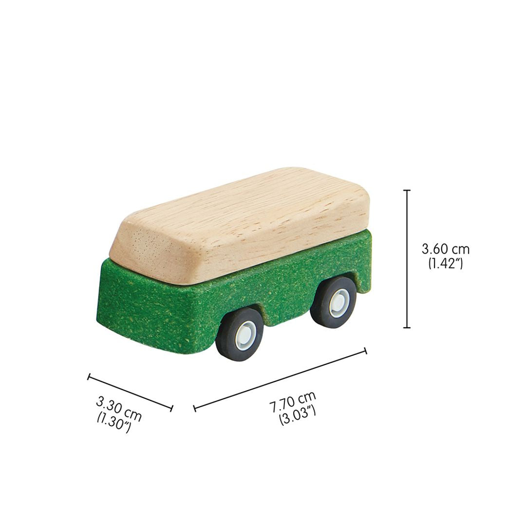 PlanToys Green Bus | Playroom Avenue