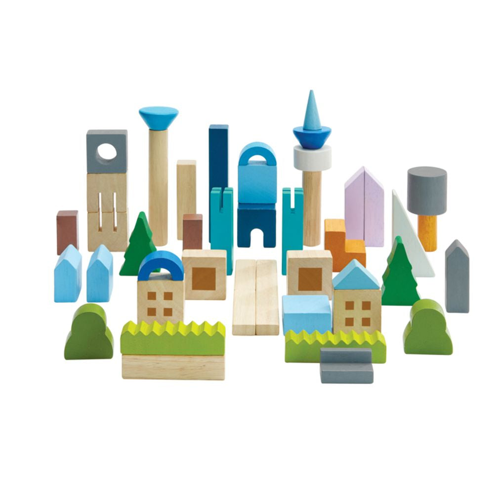 PlanToys Urban City Blocks | Playroom Avenue