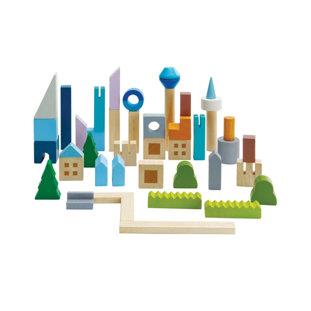 PlanToys Urban City Blocks | Playroom Avenue