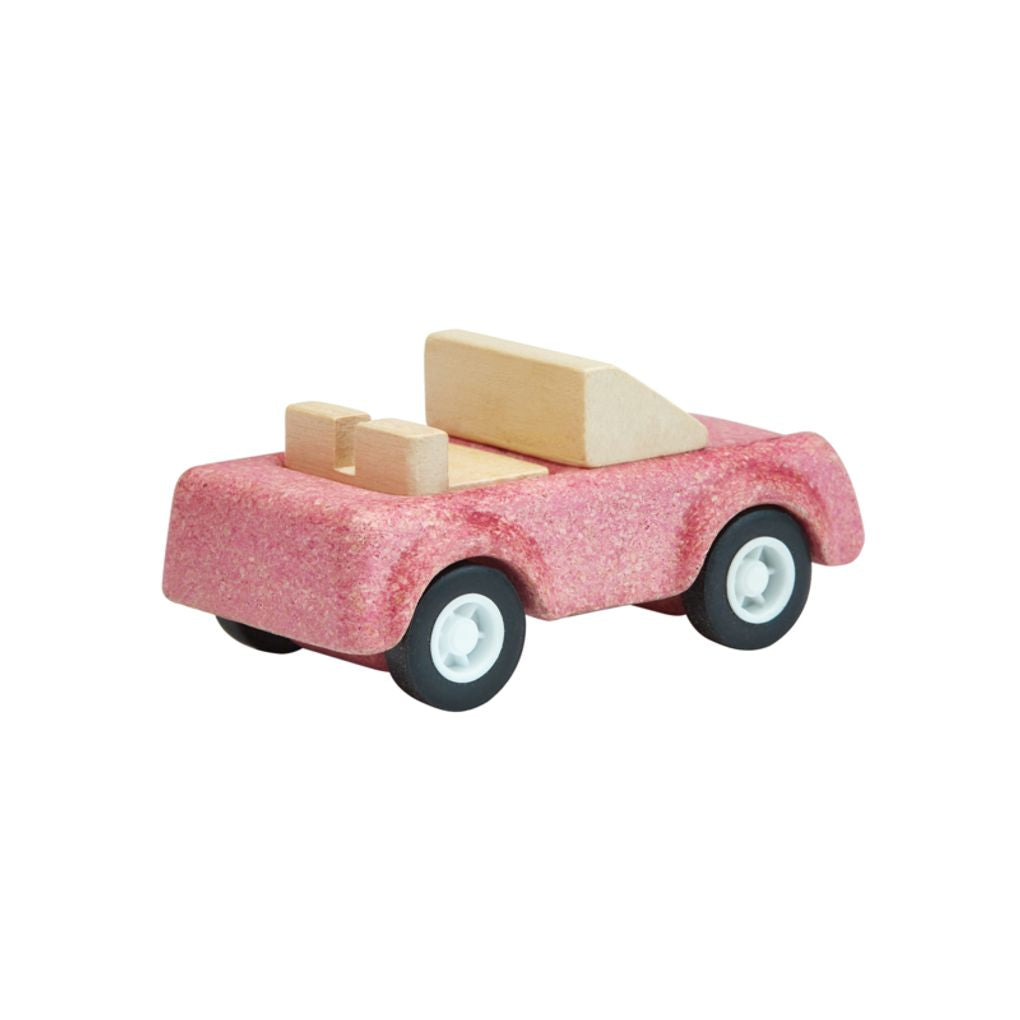 PlanToys Pink Sports Car | Playroom Avenue