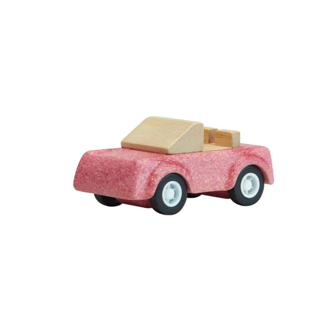 PlanToys Pink Sports Car | Playroom Avenue