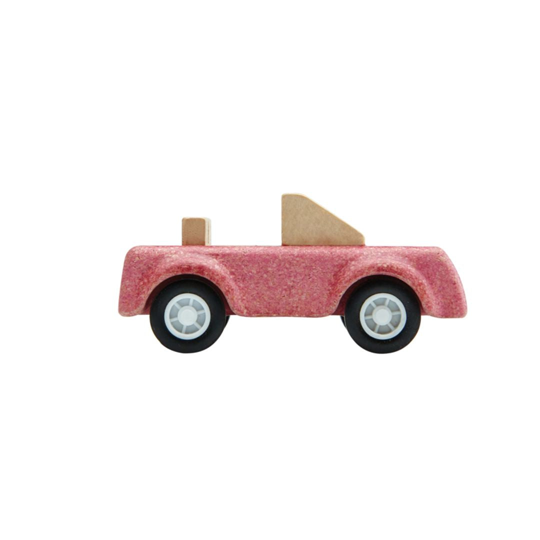 PlanToys Pink Sports Car | Playroom Avenue