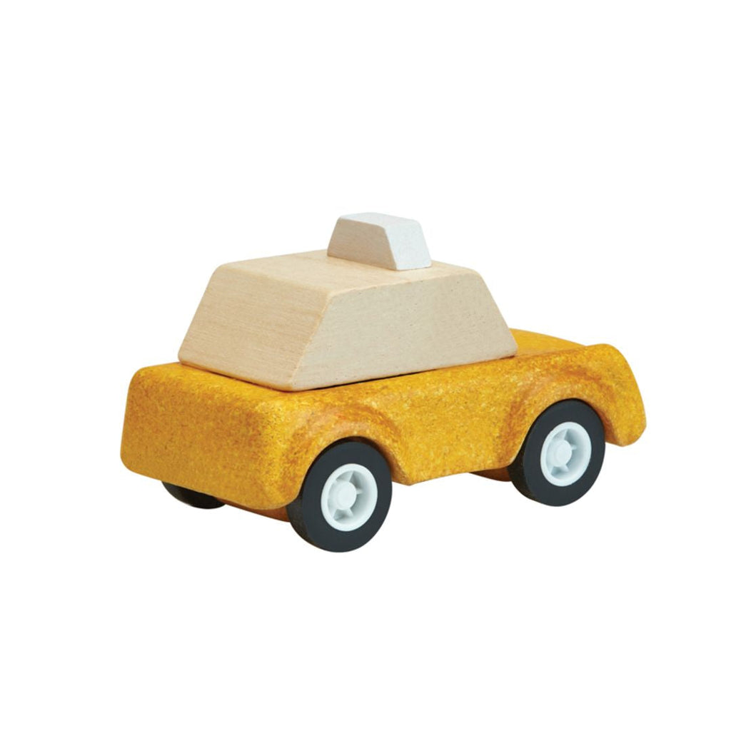 PlanToys Yellow Taxicab | Playroom Avenue