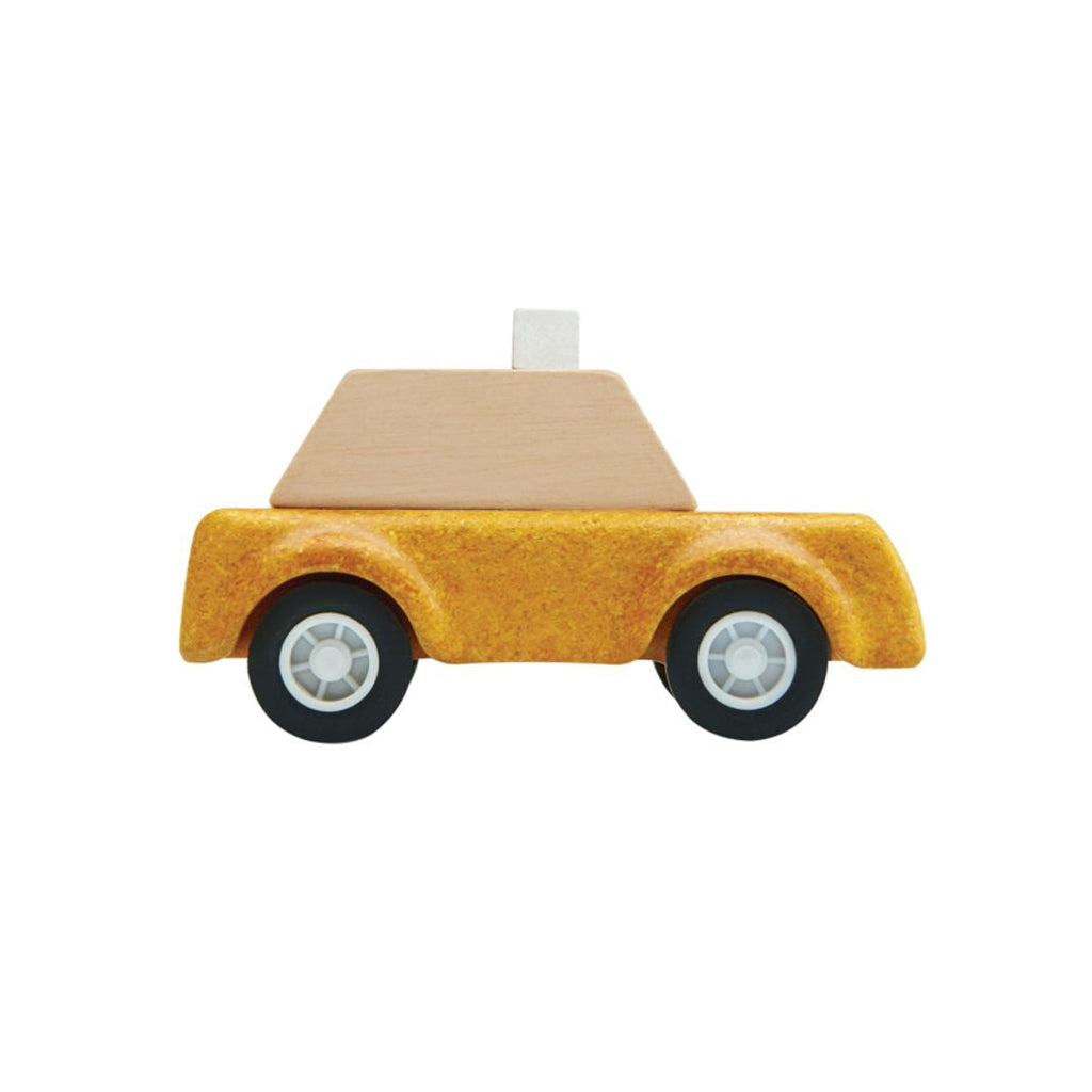 PlanToys Yellow Taxicab | Playroom Avenue